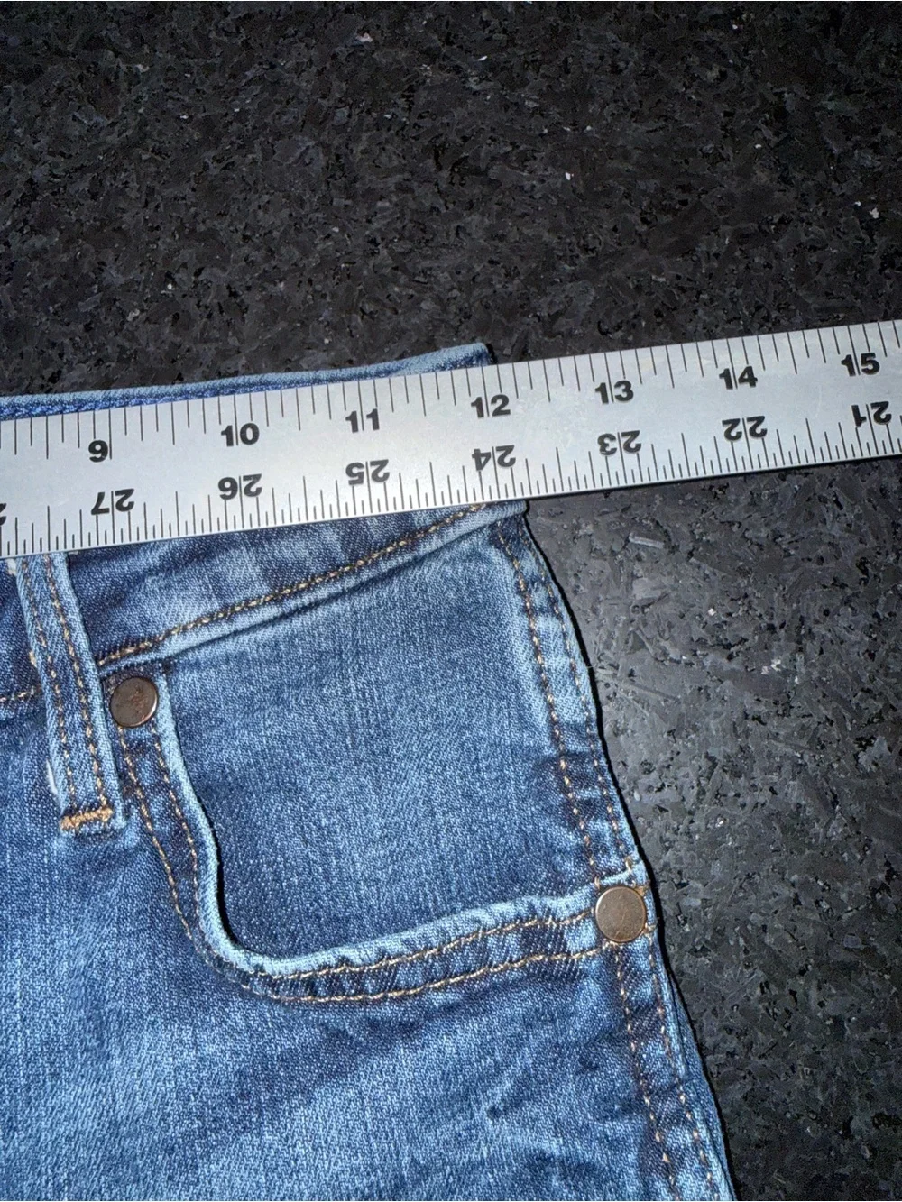 UEC Wrangler Medium Wash Denim Bootcut Blue Jeans SZ 12 SLIM